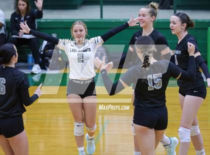 Thumbnail 3 in Graford vs Abilene Christian (Breckenridge volleyball tournament) photogallery.