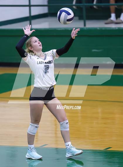Thumbnail 3 in Graford vs Abilene Christian (Breckenridge volleyball tournament) photogallery.
