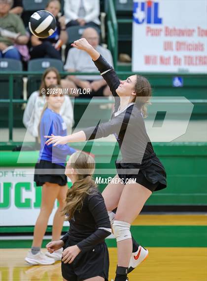 Thumbnail 3 in Graford vs Abilene Christian (Breckenridge volleyball tournament) photogallery.