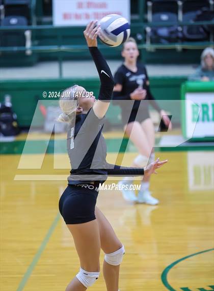 Thumbnail 3 in Graford vs Abilene Christian (Breckenridge volleyball tournament) photogallery.