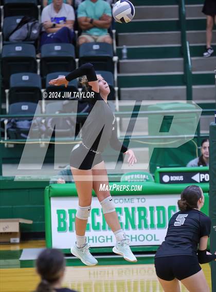 Thumbnail 1 in Graford vs Abilene Christian (Breckenridge volleyball tournament) photogallery.