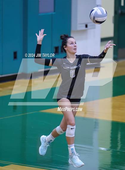 Thumbnail 2 in Graford vs Abilene Christian (Breckenridge volleyball tournament) photogallery.