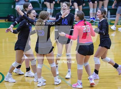 Thumbnail 1 in Graford vs Abilene Christian (Breckenridge volleyball tournament) photogallery.
