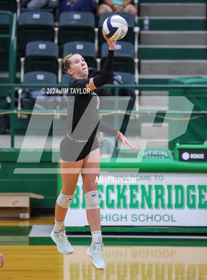 Thumbnail 1 in Graford vs Abilene Christian (Breckenridge volleyball tournament) photogallery.