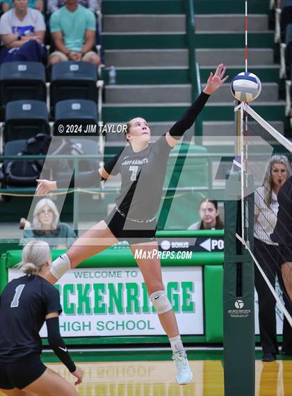 Thumbnail 3 in Graford vs Abilene Christian (Breckenridge volleyball tournament) photogallery.