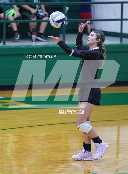 Thumbnail 3 in Graford vs Abilene Christian (Breckenridge volleyball tournament) photogallery.