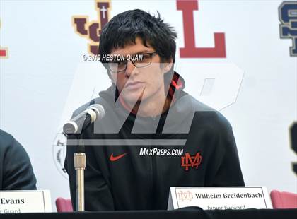 Thumbnail 3 in Trinity League Media Day - Mater Dei photogallery.