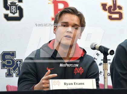 Thumbnail 1 in Trinity League Media Day - Mater Dei photogallery.