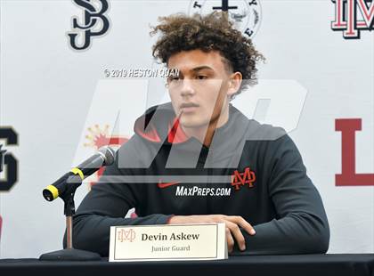 Thumbnail 2 in Trinity League Media Day - Mater Dei photogallery.