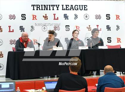Thumbnail 1 in Trinity League Media Day - Mater Dei photogallery.