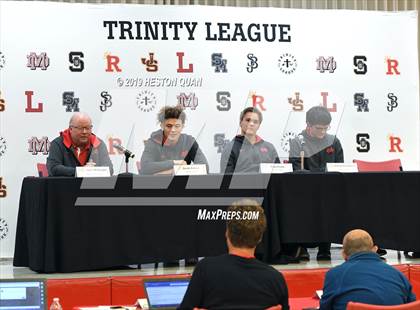 Thumbnail 3 in Trinity League Media Day - Mater Dei photogallery.