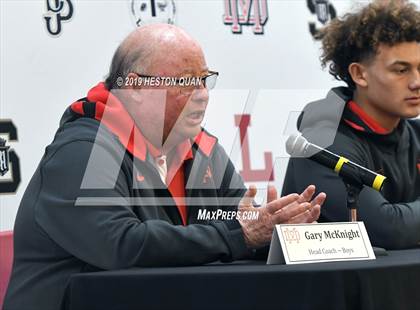 Thumbnail 3 in Trinity League Media Day - Mater Dei photogallery.