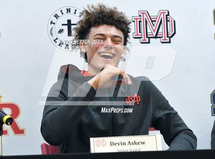 Thumbnail 2 in Trinity League Media Day - Mater Dei photogallery.