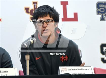 Thumbnail 3 in Trinity League Media Day - Mater Dei photogallery.