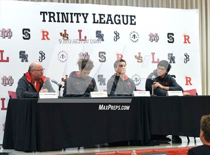 Thumbnail 1 in Trinity League Media Day - Mater Dei photogallery.