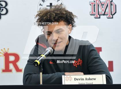 Thumbnail 3 in Trinity League Media Day - Mater Dei photogallery.