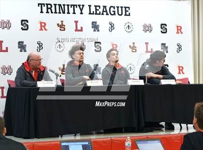 Thumbnail 3 in Trinity League Media Day - Mater Dei photogallery.