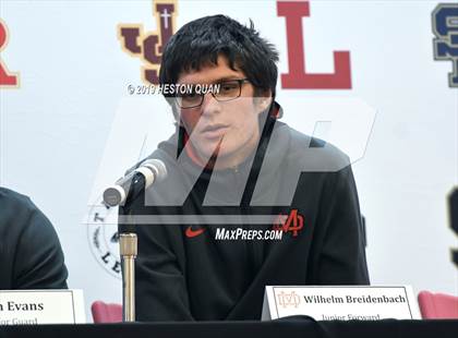 Thumbnail 2 in Trinity League Media Day - Mater Dei photogallery.