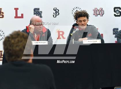 Thumbnail 2 in Trinity League Media Day - Mater Dei photogallery.