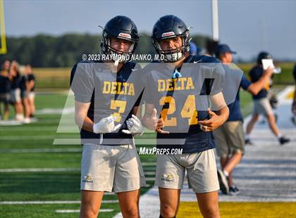 Thumbnail 1 in Delta vs Jay County (Scrimmage) photogallery.