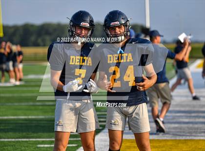 Thumbnail 2 in Delta vs Jay County (Scrimmage) photogallery.