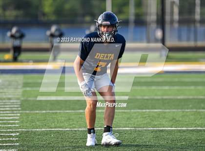 Thumbnail 2 in Delta vs Jay County (Scrimmage) photogallery.