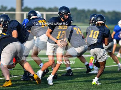 Thumbnail 2 in Delta vs Jay County (Scrimmage) photogallery.