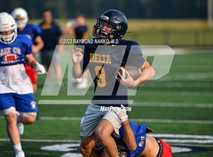 Thumbnail 1 in Delta vs Jay County (Scrimmage) photogallery.