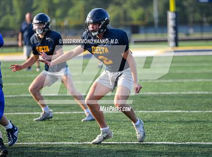 Thumbnail 2 in Delta vs Jay County (Scrimmage) photogallery.