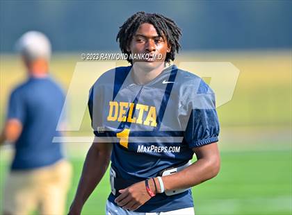 Thumbnail 1 in Delta vs Jay County (Scrimmage) photogallery.