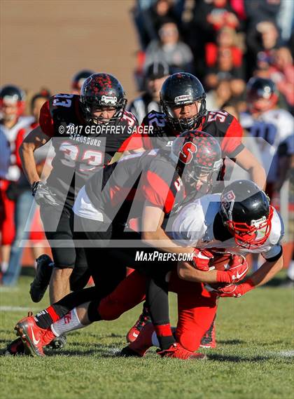 Thumbnail 2 in Burlington vs. Strasburg (CHSAA 1A Quarterfinal) photogallery.