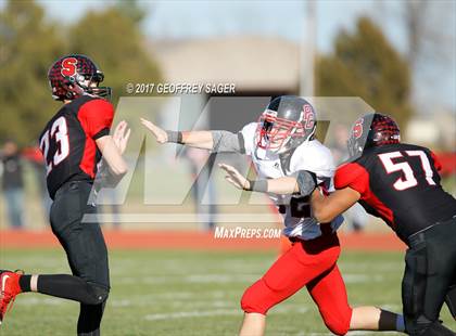 Thumbnail 1 in Burlington vs. Strasburg (CHSAA 1A Quarterfinal) photogallery.