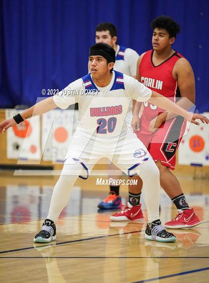 Thumbnail 2 in McDermitt vs Carlin (NIAA 1A East Quarterfinal) photogallery.