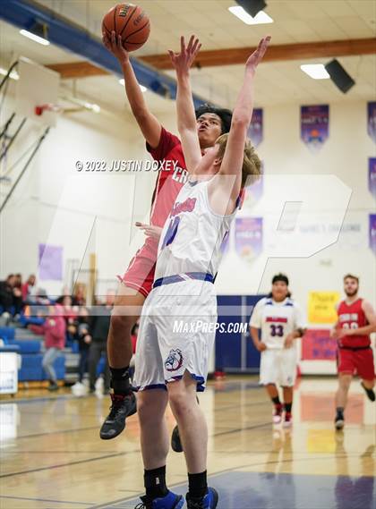 Thumbnail 3 in McDermitt vs Carlin (NIAA 1A East Quarterfinal) photogallery.