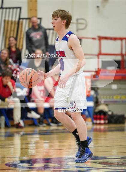Thumbnail 1 in McDermitt vs Carlin (NIAA 1A East Quarterfinal) photogallery.