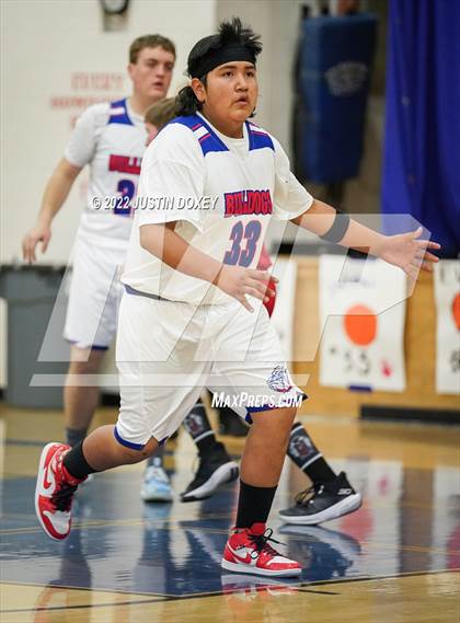 Thumbnail 3 in McDermitt vs Carlin (NIAA 1A East Quarterfinal) photogallery.