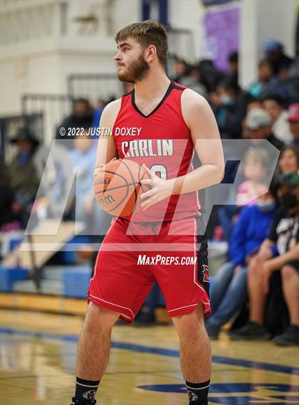 Thumbnail 2 in McDermitt vs Carlin (NIAA 1A East Quarterfinal) photogallery.