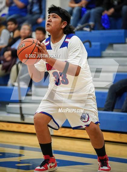 Thumbnail 3 in McDermitt vs Carlin (NIAA 1A East Quarterfinal) photogallery.