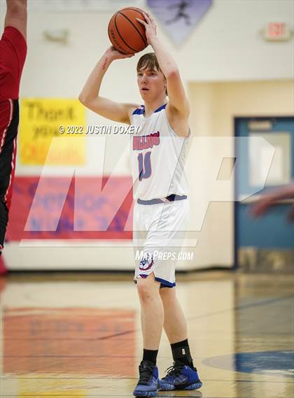 Thumbnail 3 in McDermitt vs Carlin (NIAA 1A East Quarterfinal) photogallery.