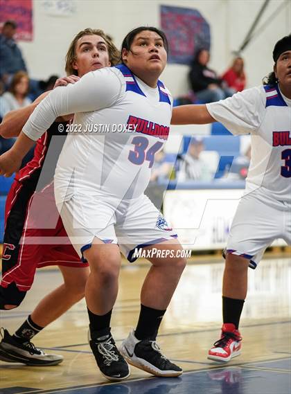 Thumbnail 3 in McDermitt vs Carlin (NIAA 1A East Quarterfinal) photogallery.