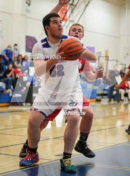 Thumbnail 2 in McDermitt vs Carlin (NIAA 1A East Quarterfinal) photogallery.