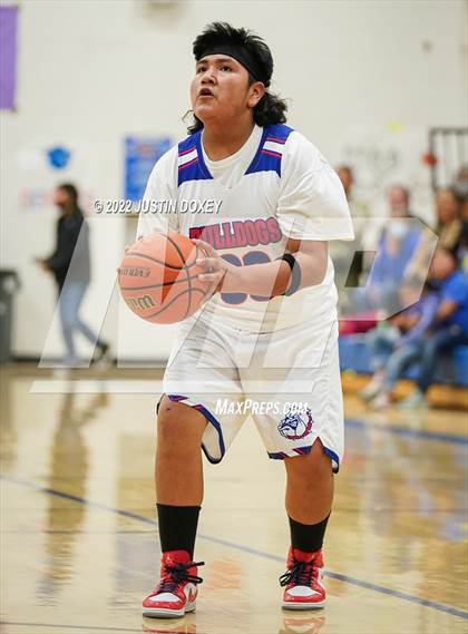 Thumbnail 3 in McDermitt vs Carlin (NIAA 1A East Quarterfinal) photogallery.