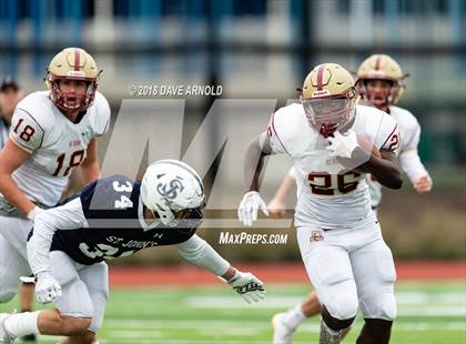 Thumbnail 3 in JV: St. John's Prep @ Boston College High photogallery.