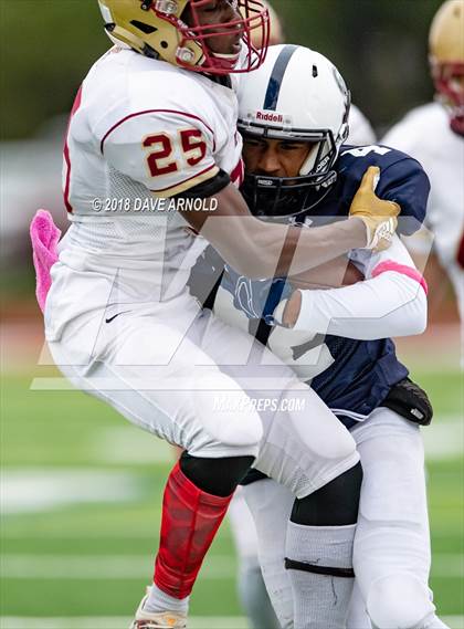 Thumbnail 1 in JV: St. John's Prep @ Boston College High photogallery.