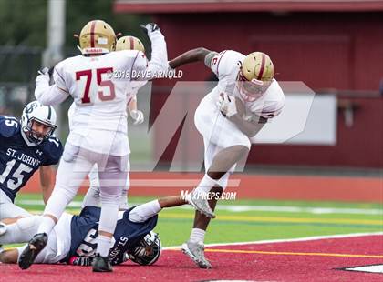 Thumbnail 1 in JV: St. John's Prep @ Boston College High photogallery.