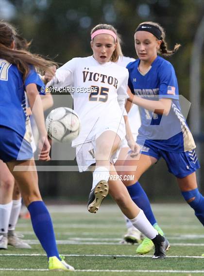 Thumbnail 3 in Webster Schroeder vs. Victor (Section 5 Class AA Semifinal) photogallery.