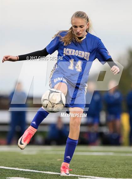 Thumbnail 1 in Webster Schroeder vs. Victor (Section 5 Class AA Semifinal) photogallery.