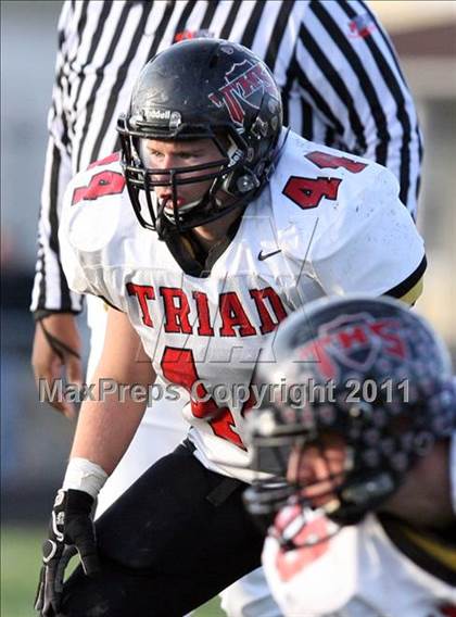 Thumbnail 1 in Sacred Heart-Griffin vs. Triad photogallery.