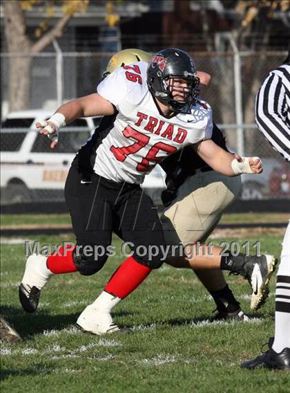 Thumbnail 1 in Sacred Heart-Griffin vs. Triad photogallery.
