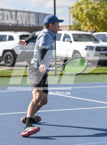 Thumbnail 2 in CHSAA 5A Region 6 Tennis Championships - Pine Creek photogallery.